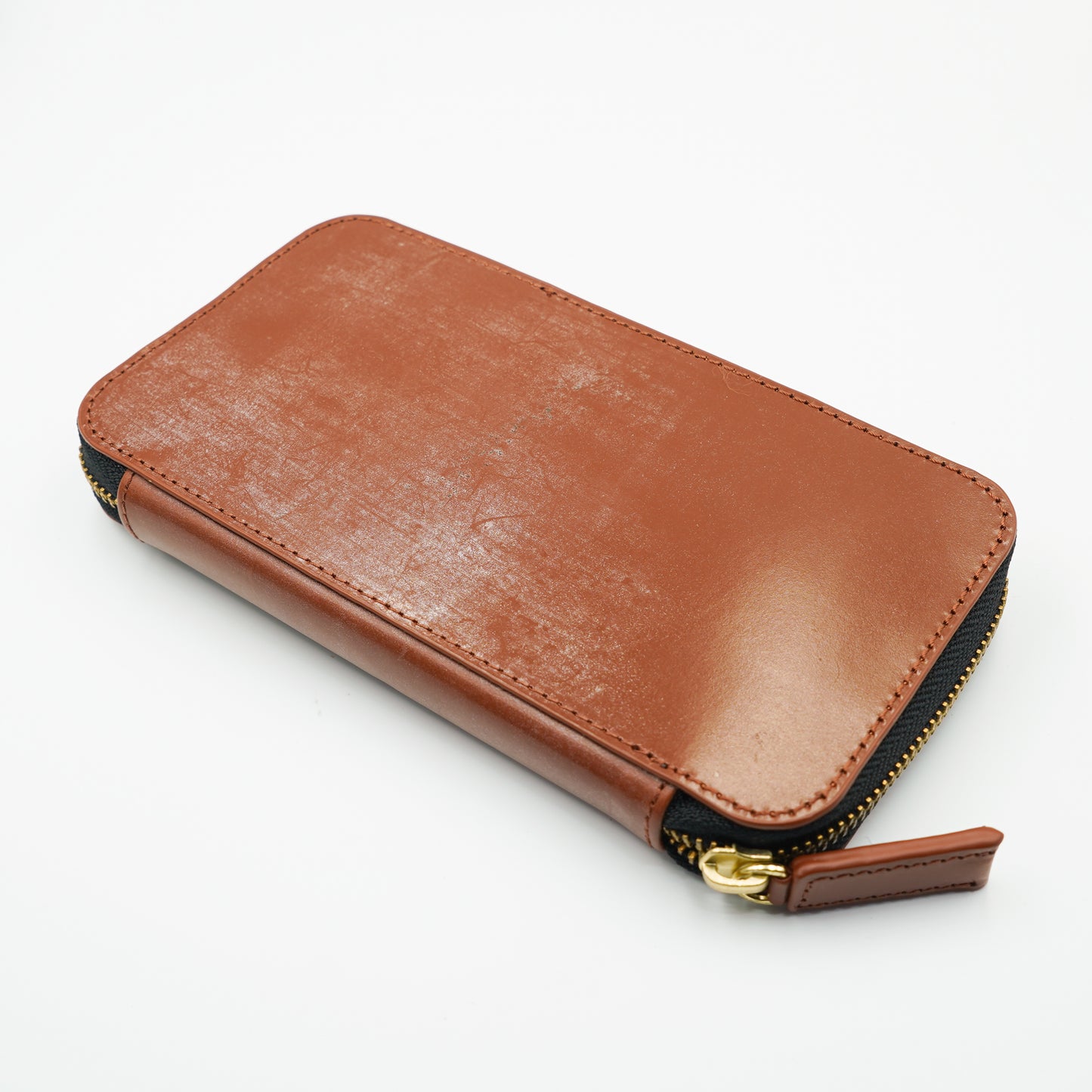 ラダイト×川崎文具店 ブライドルレザー・ペンケース「パストラル・カルーセル」